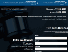 Tablet Screenshot of advogadoinventariopartilha.com.br